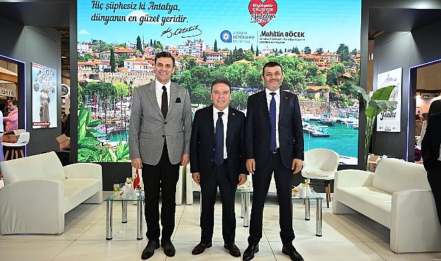 Başkan Böcek, EMITT 2025’te Antalya’yı tanıtıyor