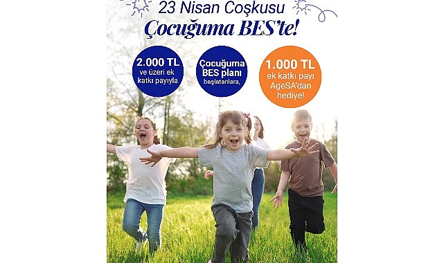 AgeSA’dan 23 Nisan’a Özel 1.000 TL Ek Katkı Payı Fırsatı!