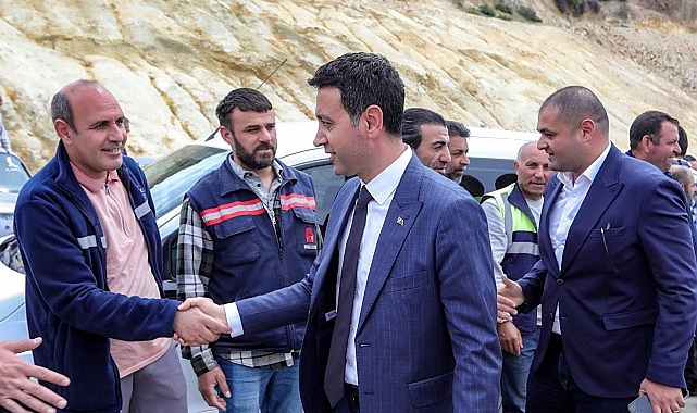 Başkan Önal, şantiyede işçilerle buluştu
