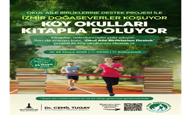 Doğaseverler koşacak, köy okulları kitapla dolacak