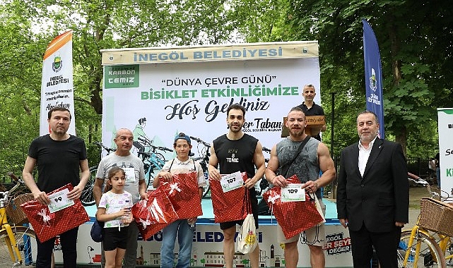 İnegöl’de Pedallar Temiz Gelecek İçin Döndü