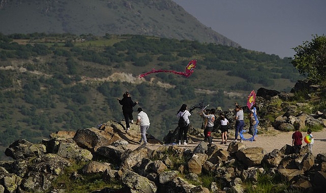 Kahveci Dağı’nda Festival Havasında “Uçurtma Şenliği”