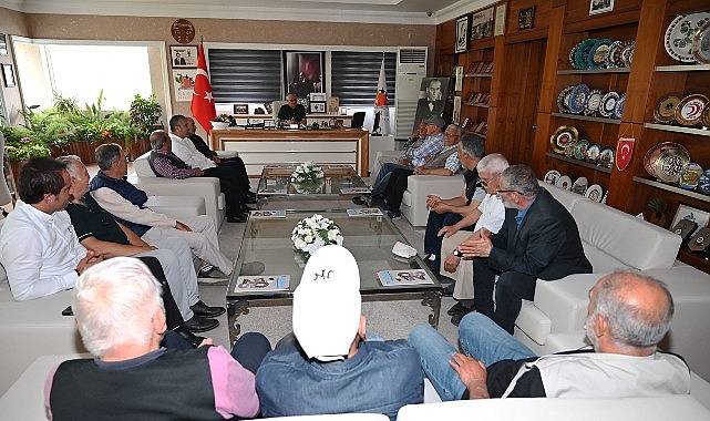 Kuzdere’de yaşayan vatandaşlardan Başkan Topaloğlu’na anlamlı ziyaret