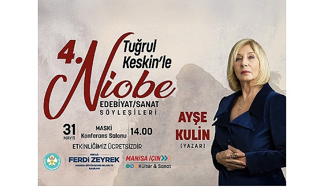Niobe Edebiyat Söyleşileri Ayşe Kulin’i Ağırlayacak