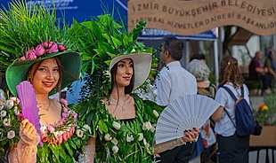 1. İzmir Balkon ve Bahçe Bitkileri Festivali başladı