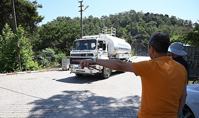 Kemer’de orman yangını