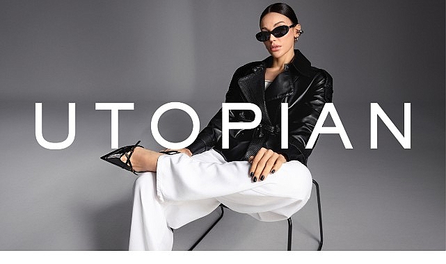 Utopian ile Zamansız Şıklığın Yeni Tanımı Tuvana Türkay, Utopian’ın İlham Veren Stil Dünyasının Yüzü Oldu.