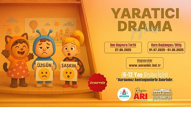 Yaratıcı Drama Kursu İçin Kayıtlar Başladı