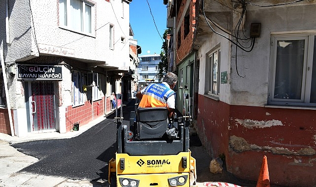 Osmangazi’nin yollarında yoğun asfalt mesaisi