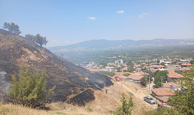 Turgutlu Derbent’teki Yangın Büyümeden Söndürüldü