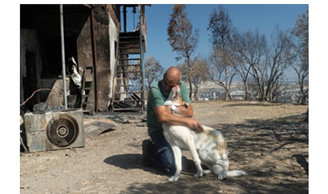 Yangından kurtarılan Kaptan’a sıcak yuva