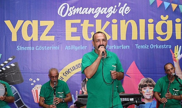 Yaz etkinliklerinde çocuklar ve aileler doyasıya eğlendi