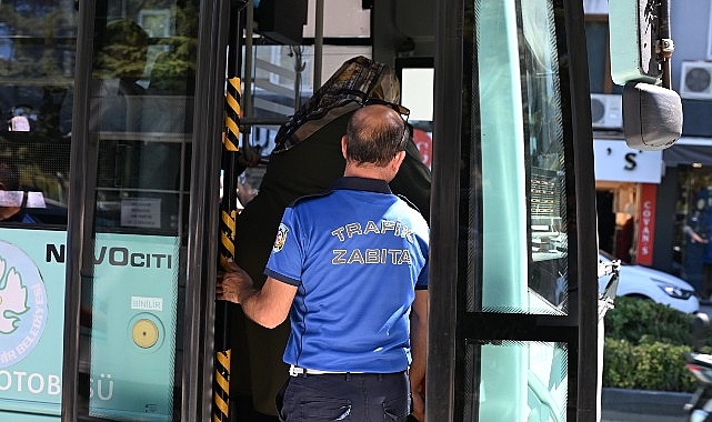 Büyükşehir Toplu Ulaşımda Denetimlerini Sürdürüyor