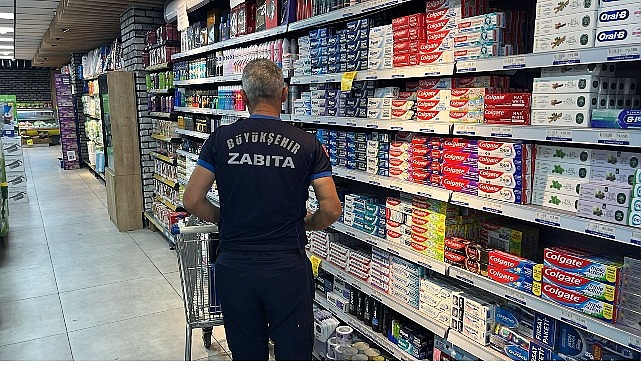 Büyükşehir’den market raflarına sıkı takip