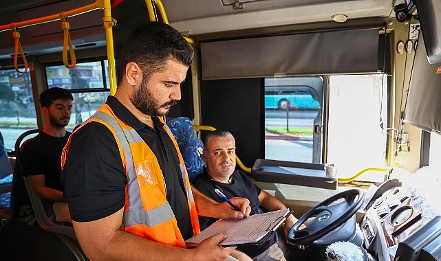 Büyükşehir’in toplu ulaşım araçlarındaki sıkı denetimleri devam ediyor