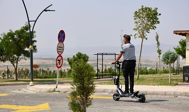 Kahveci Dağı’nda Scooterli Güvenlik Görevlileri
