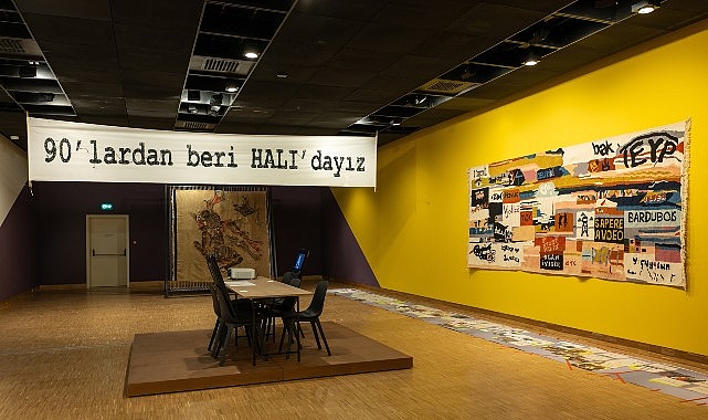 “90’lardan Beri Halı’dayız” sergisi Salt Beyoğlu’nda ziyarete açıldı.
