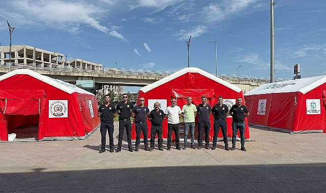 Bu çadırlar Büyükşehir itfaiyesini daha güçlü kılacak