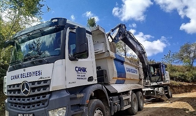 Canik’te Ulaşım Atağı Hız Kesmeden Devam Ediyor