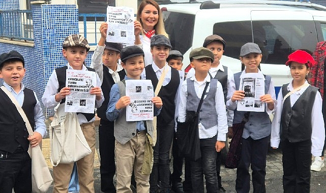 75. Yıl İlkokulu Öğrencilerinden ‘Çocuk Gazeteci’ etkinliği