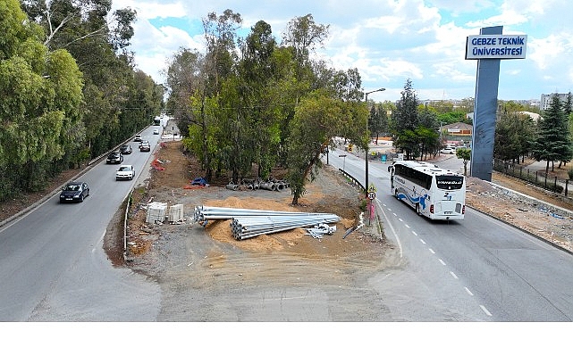 GTÜ Kavşağı yeni haliyle trafiği rahatlatacak