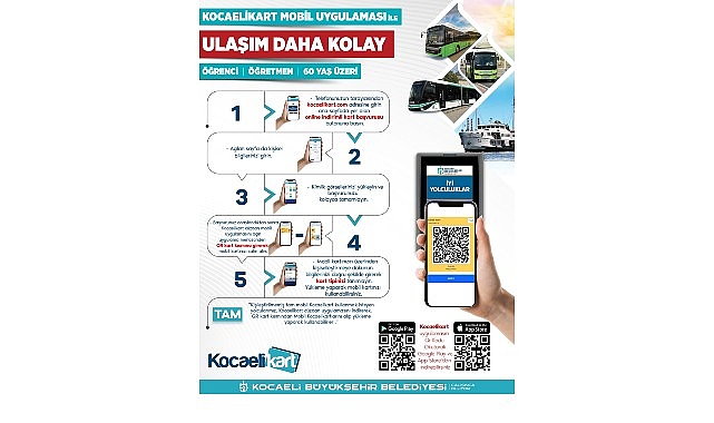 Kocaeli’de online kart dönemi başladı