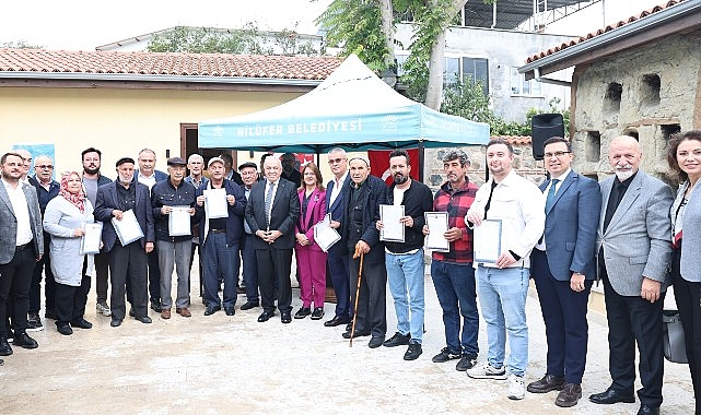 Ürünlü’de 275 hak sahibine imarlı tapu sevinci