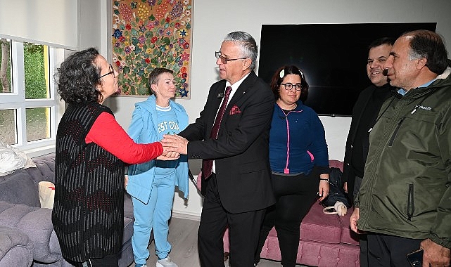 Başkan Topaloğlu engelli bireylerin yeni yılını kutladı