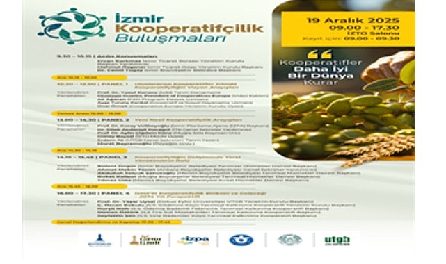 İzmir Kooperatifçilik Buluşmaları 19 Aralık’ta